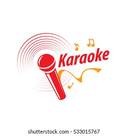 Karaoke logo, vector