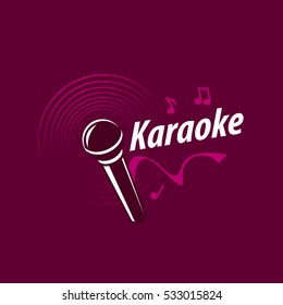 Karaoke logo, vector