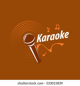 Karaoke logo, vector