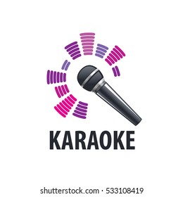 Karaoke logo, vector