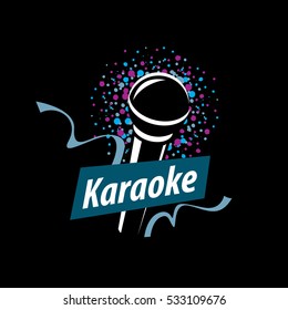 Karaoke logo, vector