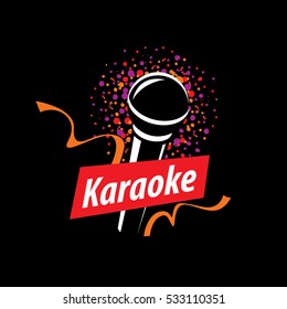 Karaoke logo, vector