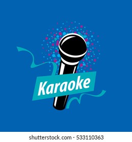 Karaoke logo, vector