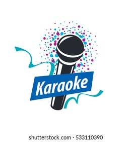 Karaoke logo, vector