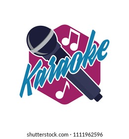 Karaoke Logo, Vector Illustration