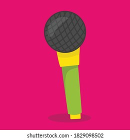 karaoke microphone design vector illustration