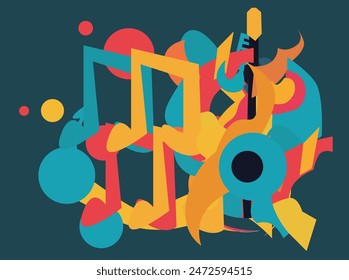Karaoke, music party posters designs set. Vocal event, song festival, live concert in night club, flyers backgrounds templates. Vertical promotion banners with girls singing. minimal decoillustrations