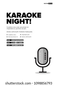 Karaoke Night Event Poster