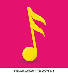 Karaoke Note Design Vektorgrafik