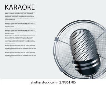 Karaoke party background