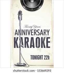 Afiche del partido Karaoke