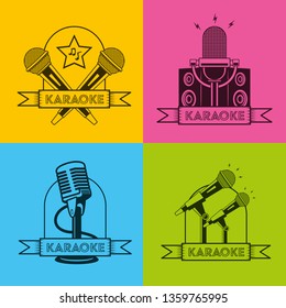 karaoke retro style