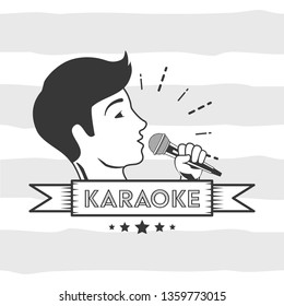 karaoke retro style
