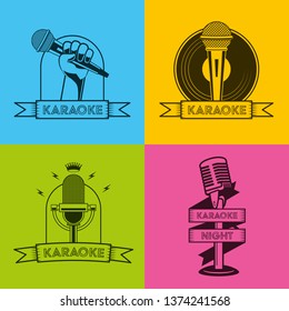 karaoke retro style