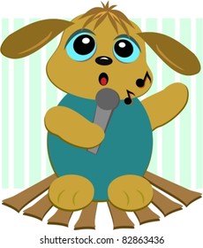Karaoke Singing Dog