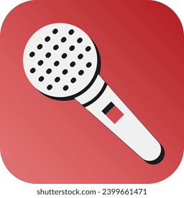 Karaoke Vector Glyph Gradient Background Icon For Personal And Commercial Use.
