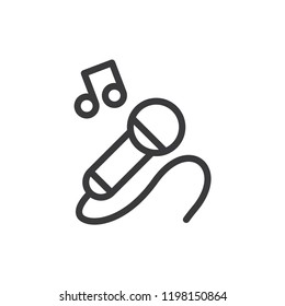 Karaoke vector icon