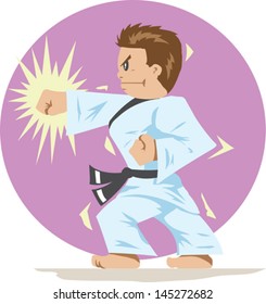 Karate boy