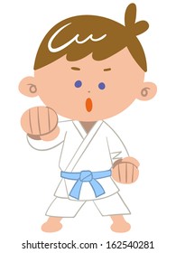 Karate boy