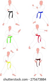 karate collection - vector