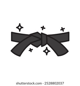 Karate Doodle Illustration - Belt