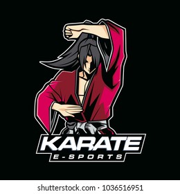 karate e-sports logo