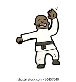 karate expert cartoon