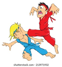 Karate fight