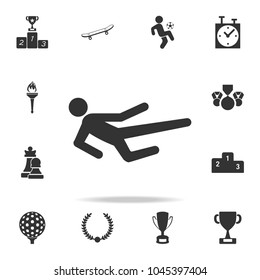 Karate fighter icon. Detailed set of athletes and accessories icons. Premium quality graphic design. One of the collection icons for websites, web design, mobile app on white background