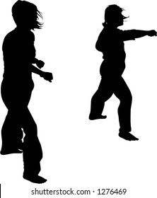 karate fighters
