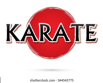 Karate , Font , text  graphic vector