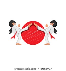 Karate girls