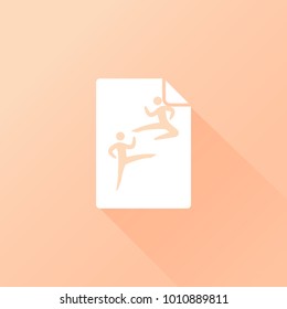 karate icon. sport sign