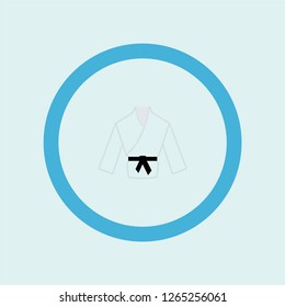 karate icon symbol. Premium quality isolated karate vector icon in trendy style. karate element.