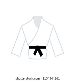 Karate icon vector icon. Simple element illustration. Karate symbol design. Can be used for web and mobile.