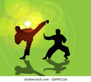 Karate illustration