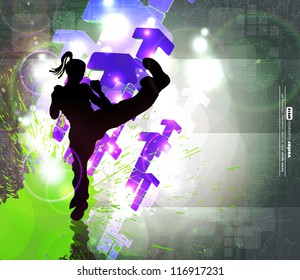 Karate illustration