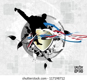 Karate illustration