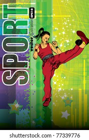 Karate illustration