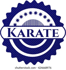 Karate jean background