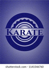 Karate with jean texture