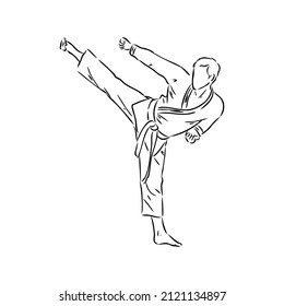 2,073 Karate vector sketch Images, Stock Photos & Vectors | Shutterstock