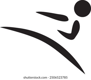 Karate Logo Design, Symbol, Symbol, Vektordatei 