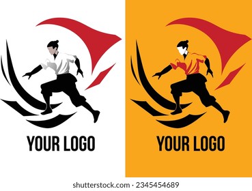 vector de diseño de plantilla de logotipo de karate