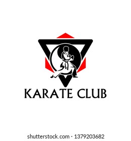 Karate Logo Template Taekwondo Vector