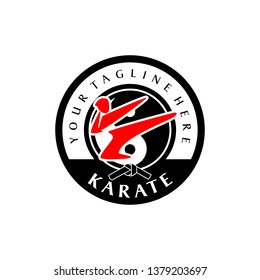 Karate Logo Template Taekwondo Vector