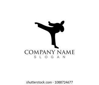 Karate logos icons
