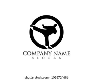 Karate logos icons
