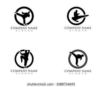 Karate logos icons