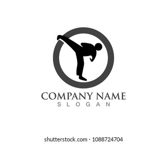 Karate logos icons